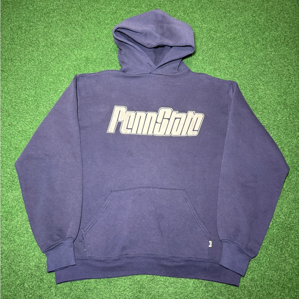 Penn State Russell Athletic Hoodie Vintage 90s M/L 21x25 College Sweatshirt
